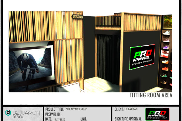 Fitting Room Area