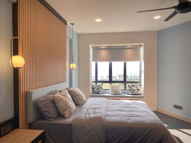 King Bedroom Area Quayside Condo Apit
